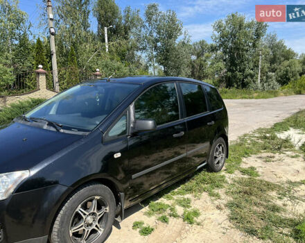 Черный Форд Focus C-Max, объемом двигателя 1.6 л и пробегом 237 тыс. км за 4100 $, фото 1 на Automoto.ua
