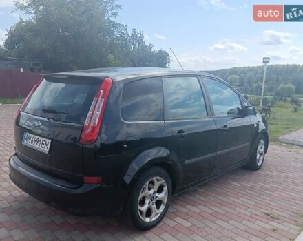 Черный Форд Focus C-Max, объемом двигателя 1.6 л и пробегом 202 тыс. км за 6099 $, фото 3 на Automoto.ua