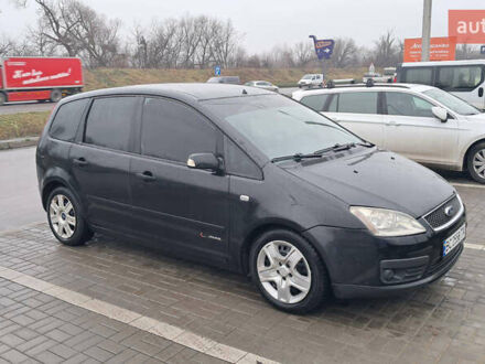 Черный Форд Focus C-Max, объемом двигателя 2 л и пробегом 288 тыс. км за 3700 $, фото 1 на Automoto.ua