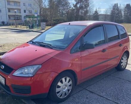 Красный Форд Focus C-Max, объемом двигателя 1.6 л и пробегом 213 тыс. км за 4000 $, фото 1 на Automoto.ua