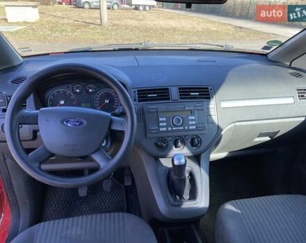 Красный Форд Focus C-Max, объемом двигателя 1.6 л и пробегом 213 тыс. км за 4000 $, фото 13 на Automoto.ua