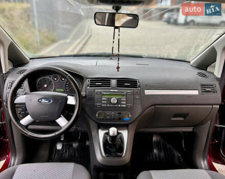 Красный Форд Focus C-Max, объемом двигателя 1.6 л и пробегом 212 тыс. км за 3799 $, фото 15 на Automoto.ua