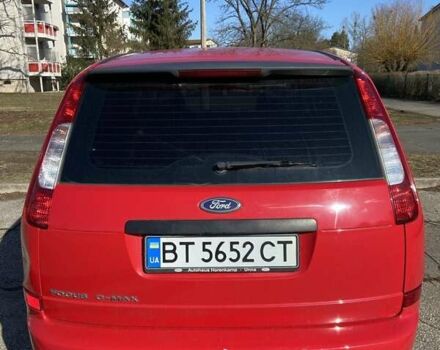 Красный Форд Focus C-Max, объемом двигателя 1.6 л и пробегом 213 тыс. км за 4000 $, фото 3 на Automoto.ua