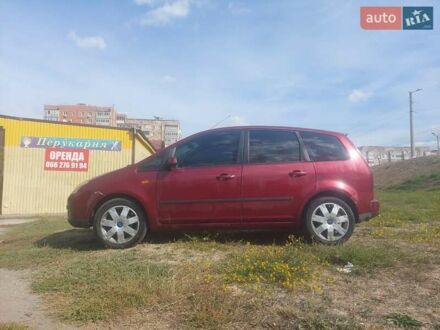 Красный Форд Focus C-Max, объемом двигателя 1.6 л и пробегом 240 тыс. км за 3900 $, фото 1 на Automoto.ua