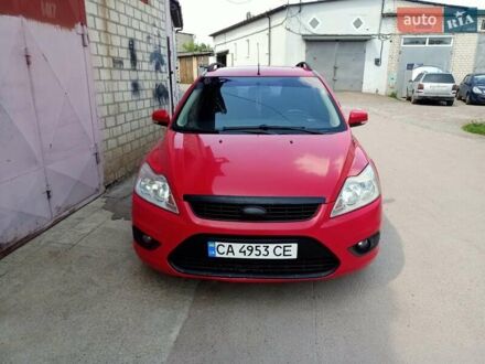 Красный Форд Focus C-Max, объемом двигателя 1.6 л и пробегом 195 тыс. км за 4100 $, фото 1 на Automoto.ua