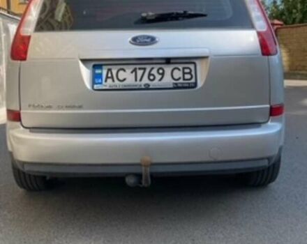 Серый Форд Focus C-Max, объемом двигателя 2 л и пробегом 316 тыс. км за 5200 $, фото 1 на Automoto.ua