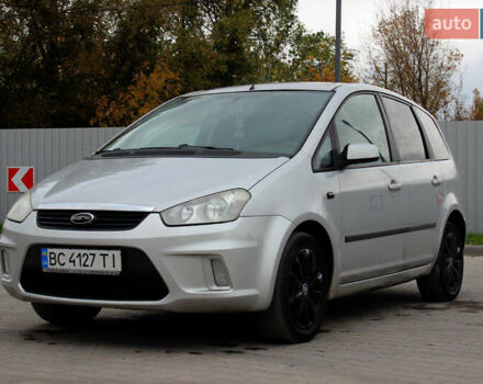 Серый Форд Focus C-Max, объемом двигателя 1.6 л и пробегом 210 тыс. км за 4550 $, фото 1 на Automoto.ua