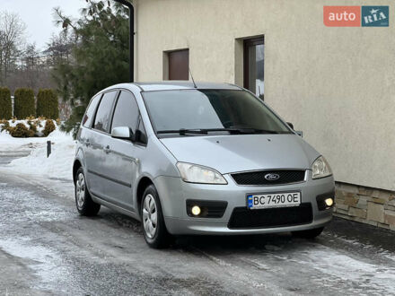 Серый Форд Focus C-Max, объемом двигателя 1.6 л и пробегом 306 тыс. км за 4350 $, фото 1 на Automoto.ua