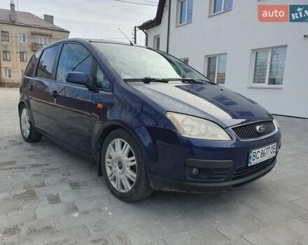 Синий Форд Focus C-Max, объемом двигателя 1.6 л и пробегом 286 тыс. км за 3899 $, фото 1 на Automoto.ua