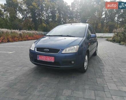 Синий Форд Focus C-Max, объемом двигателя 1.6 л и пробегом 176 тыс. км за 4450 $, фото 2 на Automoto.ua