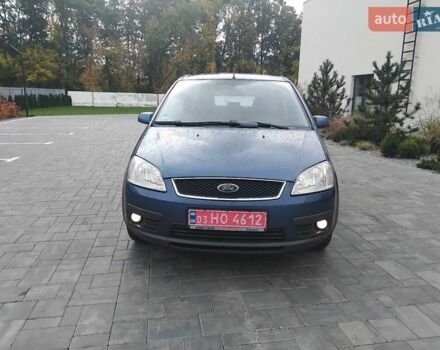 Синий Форд Focus C-Max, объемом двигателя 1.6 л и пробегом 176 тыс. км за 4450 $, фото 1 на Automoto.ua