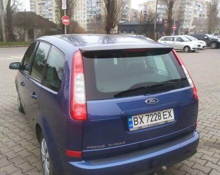 Синий Форд Focus C-Max, объемом двигателя 1.6 л и пробегом 272 тыс. км за 4800 $, фото 5 на Automoto.ua