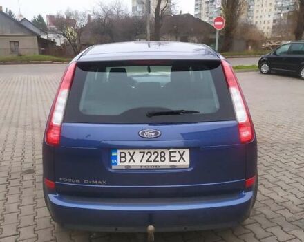 Синий Форд Focus C-Max, объемом двигателя 1.6 л и пробегом 272 тыс. км за 4800 $, фото 6 на Automoto.ua