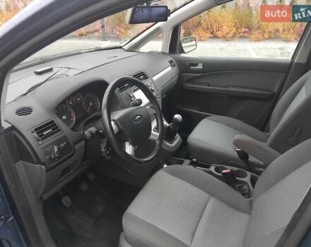 Синий Форд Focus C-Max, объемом двигателя 1.6 л и пробегом 176 тыс. км за 4450 $, фото 3 на Automoto.ua