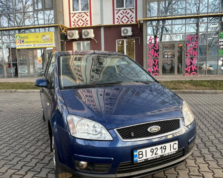 Синий Форд Focus C-Max, объемом двигателя 1.8 л и пробегом 245 тыс. км за 5000 $, фото 2 на Automoto.ua