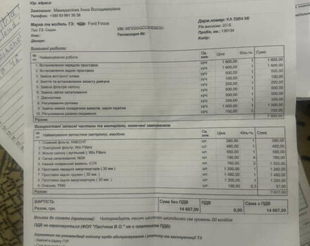 Белый Форд Фокус, объемом двигателя 1.6 л и пробегом 131 тыс. км за 9200 $, фото 14 на Automoto.ua