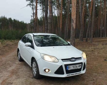 Белый Форд Фокус, объемом двигателя 1.6 л и пробегом 244 тыс. км за 6500 $, фото 1 на Automoto.ua
