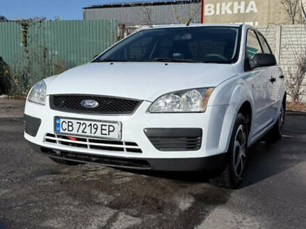 Форд Фокус 2007 в Чернигове на Automoto.ua Белый Форд Фокус, объемом двигателя 1.6 л и пробегом 256 тыс. км за 4400 $, фото 1 на Automoto.ua