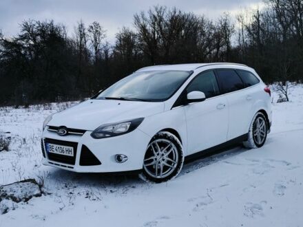 Белый Форд Фокус, объемом двигателя 1.6 л и пробегом 293 тыс. км за 7900 $, фото 1 на Automoto.ua