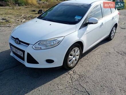 Белый Форд Фокус, объемом двигателя 1.6 л и пробегом 222 тыс. км за 6000 $, фото 1 на Automoto.ua
