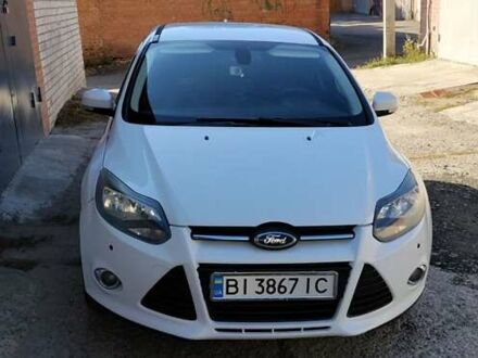 Форд Фокус 2012 в Полтаве на Automoto.ua Белый Форд Фокус, объемом двигателя 1.6 л и пробегом 133 тыс. км за 7000 $, фото 1 на Automoto.ua