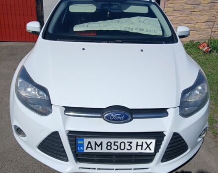 Белый Форд Фокус, объемом двигателя 1.6 л и пробегом 250 тыс. км за 6800 $, фото 1 на Automoto.ua