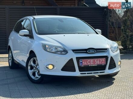 Білий Форд Фокус, об'ємом двигуна 1.6 л та пробігом 221 тис. км за 8499 $, фото 1 на Automoto.ua