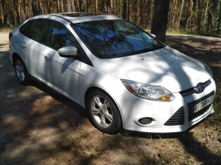 Белый Форд Фокус, объемом двигателя 2 л и пробегом 195 тыс. км за 6800 $, фото 1 на Automoto.ua