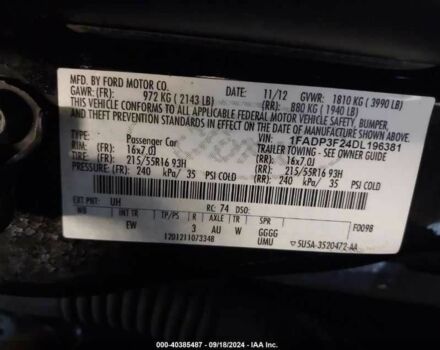 Черный Форд Фокус, объемом двигателя 2 л и пробегом 165 тыс. км за 1200 $, фото 9 на Automoto.ua