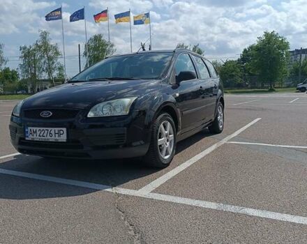 Черный Форд Фокус, объемом двигателя 1.6 л и пробегом 212 тыс. км за 5100 $, фото 11 на Automoto.ua