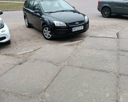 Черный Форд Фокус, объемом двигателя 1.6 л и пробегом 212 тыс. км за 5100 $, фото 7 на Automoto.ua