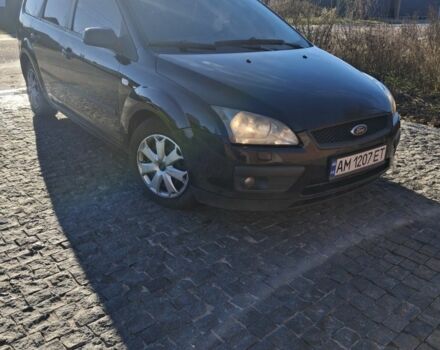 Черный Форд Фокус, объемом двигателя 1.6 л и пробегом 234 тыс. км за 4300 $, фото 3 на Automoto.ua