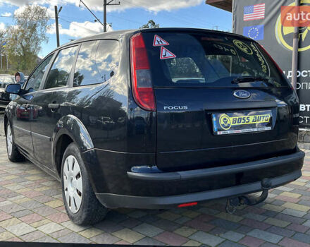 Черный Форд Фокус, объемом двигателя 1.6 л и пробегом 206 тыс. км за 4500 $, фото 4 на Automoto.ua