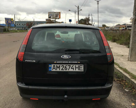 Черный Форд Фокус, объемом двигателя 1.6 л и пробегом 315 тыс. км за 3900 $, фото 2 на Automoto.ua