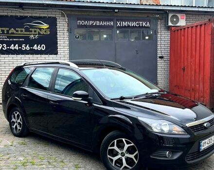 Черный Форд Фокус, объемом двигателя 1.6 л и пробегом 244 тыс. км за 6200 $, фото 1 на Automoto.ua
