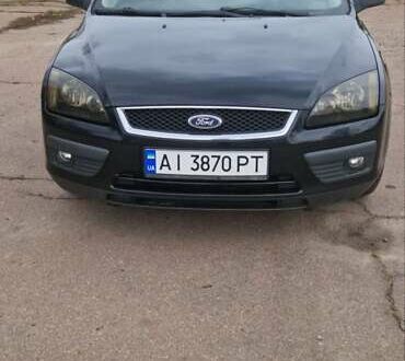 Форд Фокус 2005 в Барышевке на Automoto.ua Черный Форд Фокус, объемом двигателя 1.6 л и пробегом 286 тыс. км за 4550 $, фото 1 на Automoto.ua