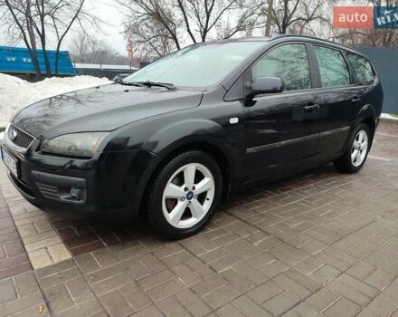 Черный Форд Фокус, объемом двигателя 1.6 л и пробегом 212 тыс. км за 3850 $, фото 1 на Automoto.ua