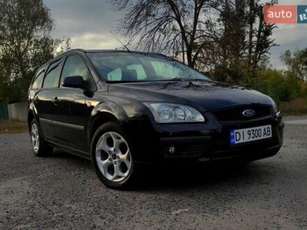 Черный Форд Фокус, объемом двигателя 1.6 л и пробегом 208 тыс. км за 4600 $, фото 1 на Automoto.ua
