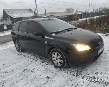 Черный Форд Фокус, объемом двигателя 1.6 л и пробегом 234 тыс. км за 4300 $, фото 1 на Automoto.ua