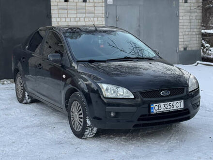 Черный Форд Фокус, объемом двигателя 1.6 л и пробегом 228 тыс. км за 5100 $, фото 1 на Automoto.ua