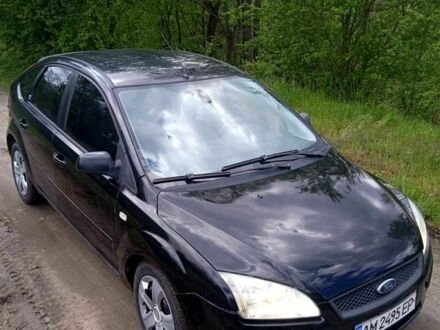 Форд Фокус 2006 у Лугинах на Automoto.ua Чорний Форд Фокус, об'ємом двигуна 2 л та пробігом 278 тис. км за 4100 $, фото 1 на Automoto.ua