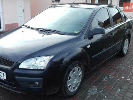 Черный Форд Фокус, объемом двигателя 1.6 л и пробегом 195 тыс. км за 4500 $, фото 1 на Automoto.ua