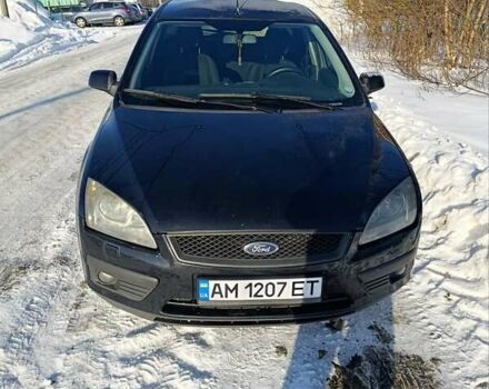 Черный Форд Фокус, объемом двигателя 1.6 л и пробегом 235 тыс. км за 4200 $, фото 1 на Automoto.ua