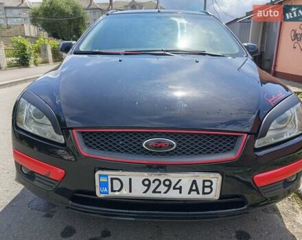 Черный Форд Фокус, объемом двигателя 1.6 л и пробегом 395 тыс. км за 4000 $, фото 1 на Automoto.ua