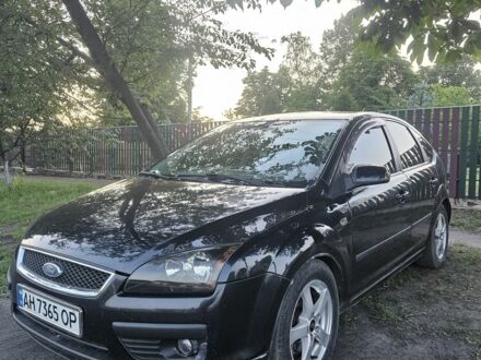 Форд Фокус 2007 в Синельниковом на Automoto.ua Черный Форд Фокус, объемом двигателя 2 л и пробегом 230 тыс. км за 4300 $, фото 1 на Automoto.ua