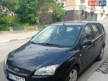 Форд Фокус 2007 в Бучаче на Automoto.ua Черный Форд Фокус, объемом двигателя 1.56 л и пробегом 256 тыс. км за 4800 $, фото 1 на Automoto.ua