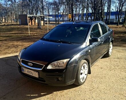 Черный Форд Фокус, объемом двигателя 1.6 л и пробегом 160 тыс. км за 3500 $, фото 1 на Automoto.ua