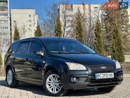 Черный Форд Фокус, объемом двигателя 1.6 л и пробегом 260 тыс. км за 4650 $, фото 1 на Automoto.ua