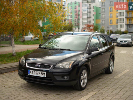 Форд Фокус 2007 в Ивано-Франковске на Automoto.ua Черный Форд Фокус, объемом двигателя 1.6 л и пробегом 210 тыс. км за 5200 $, фото 1 на Automoto.ua