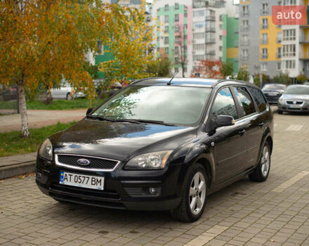 Форд Фокус 2007 в Ивано-Франковске на Automoto.ua Черный Форд Фокус, объемом двигателя 1.6 л и пробегом 210 тыс. км за 5200 $, фото 1 на Automoto.ua